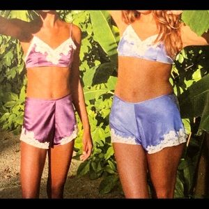 Vtg Victoria’s Secret 80s satin tap pant